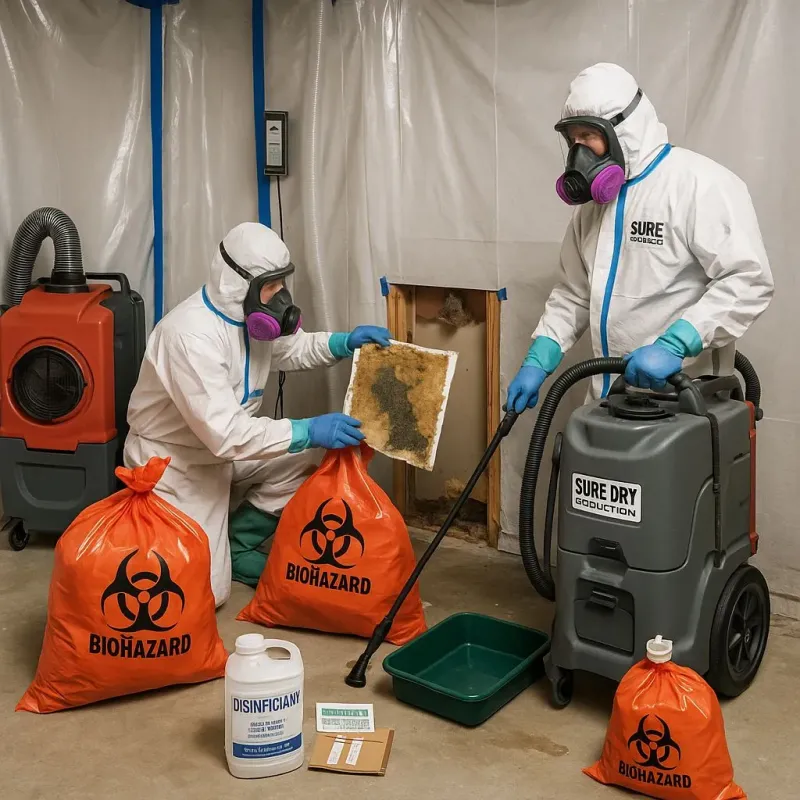 Contaminated Water Handling Protocols process in Hermitage, MO